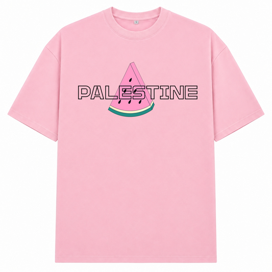 MELONE Oversized Shirt - Soft Pink 
