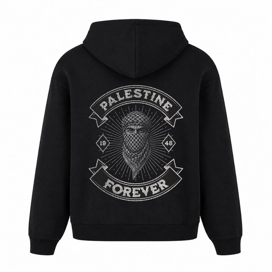 PLSTN ROCKER Oversized Hoodie - Schwarz