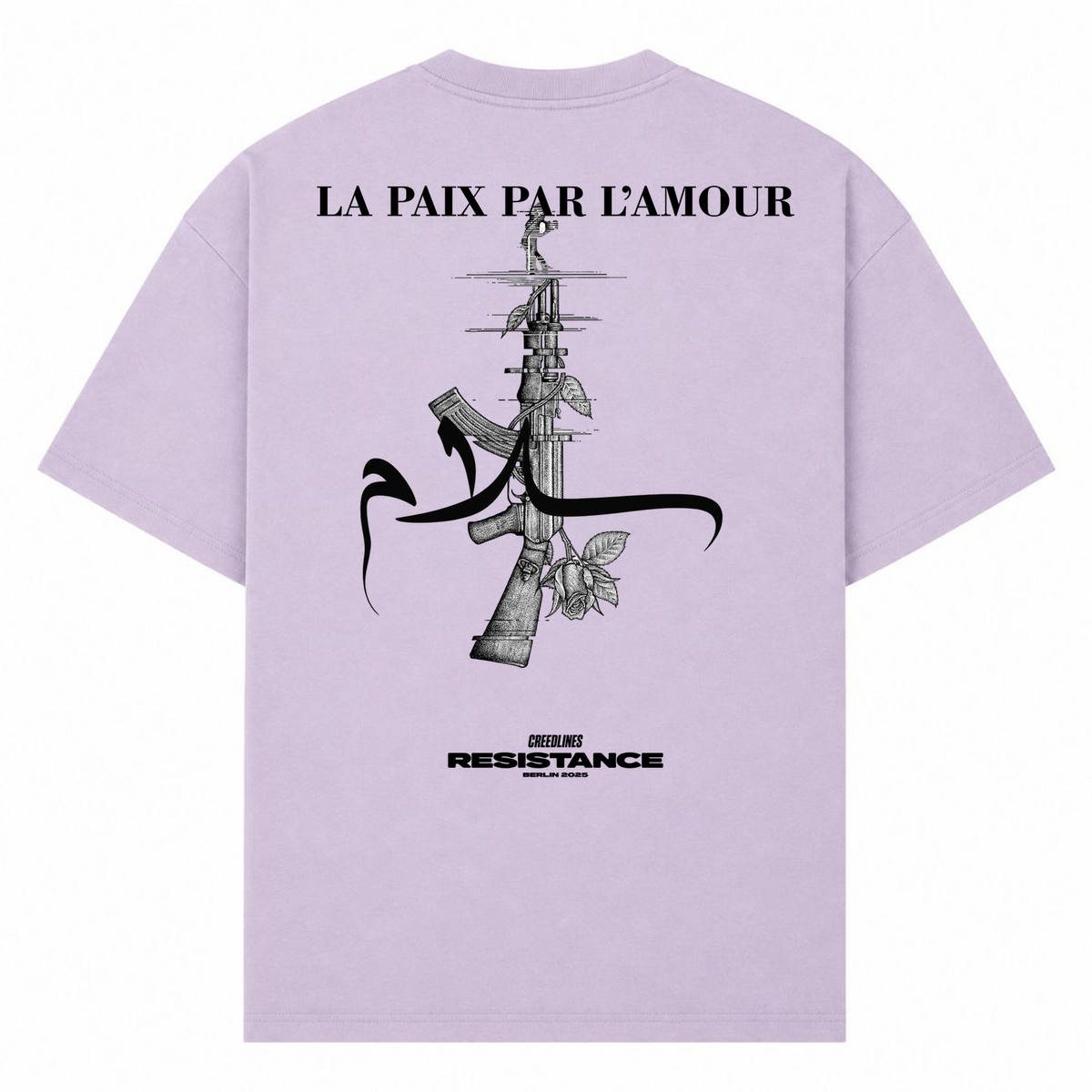 L'AMOUR Oversized Shirt - lilac