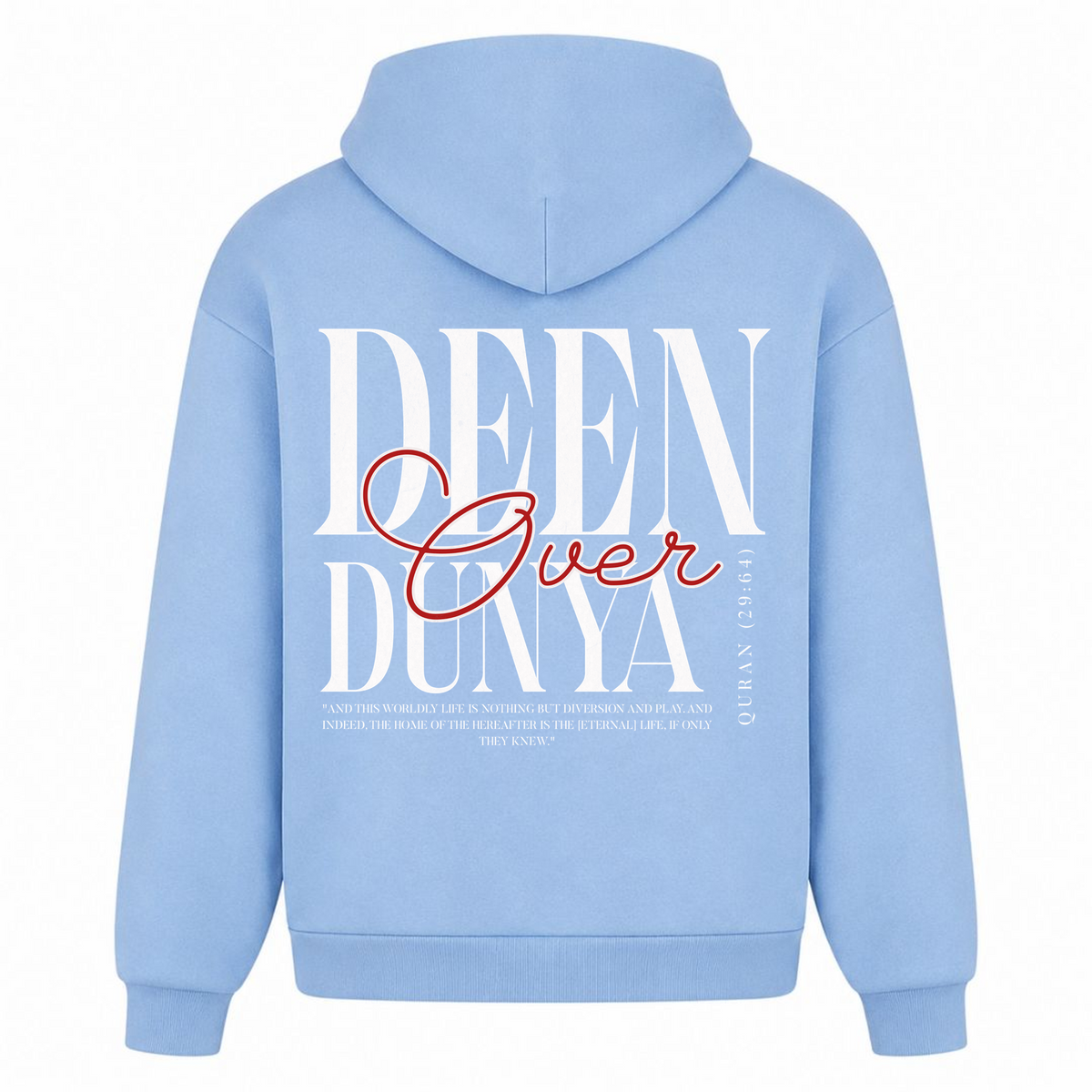 29:64 II Oversized Hoodie - powder blue