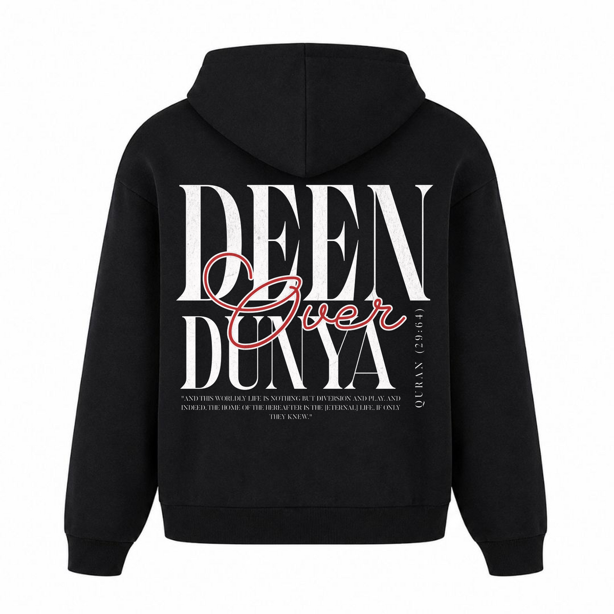 29:64 II Oversized Hoodie - Schwarz