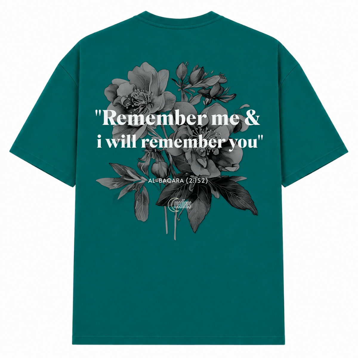 REMEBER ME Oversized Shirt - Green