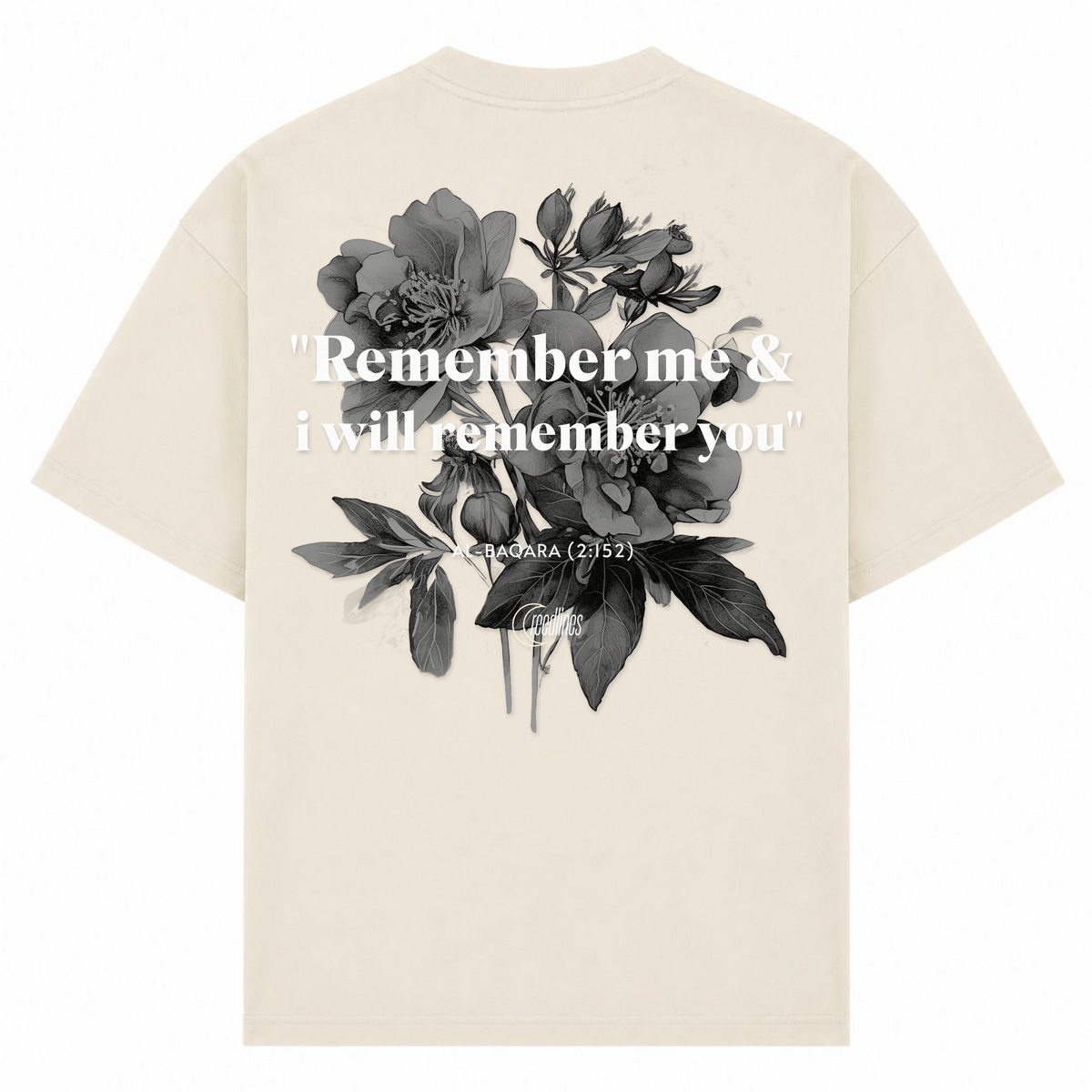REMEBER ME Oversized Shirt - Sand