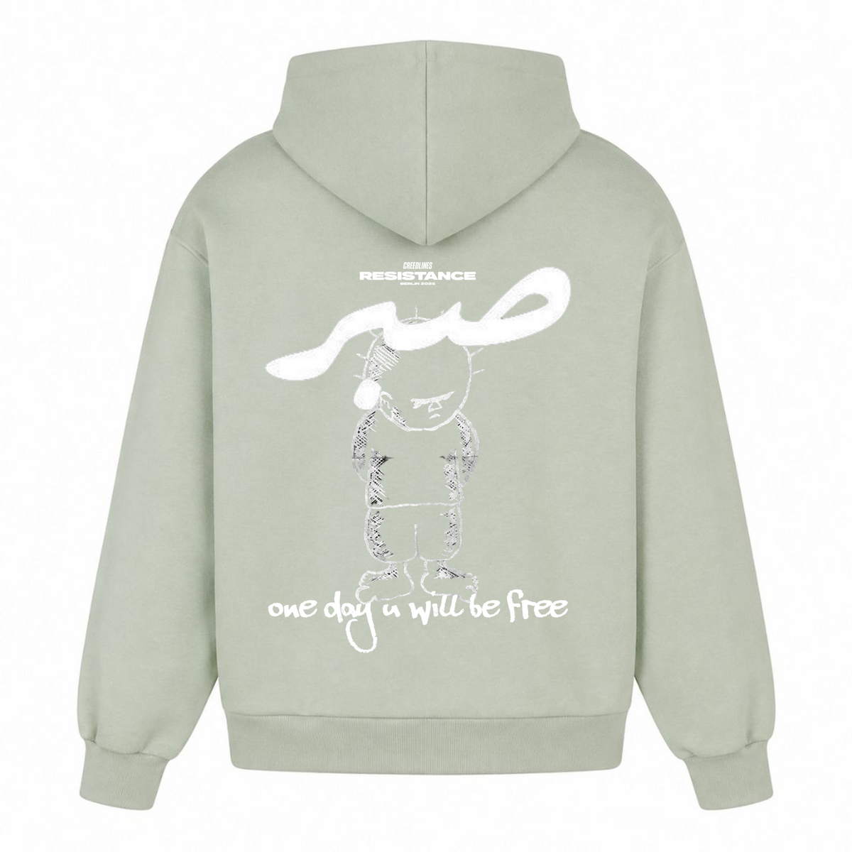 1DAY Oversized Hoodie - light asphalt