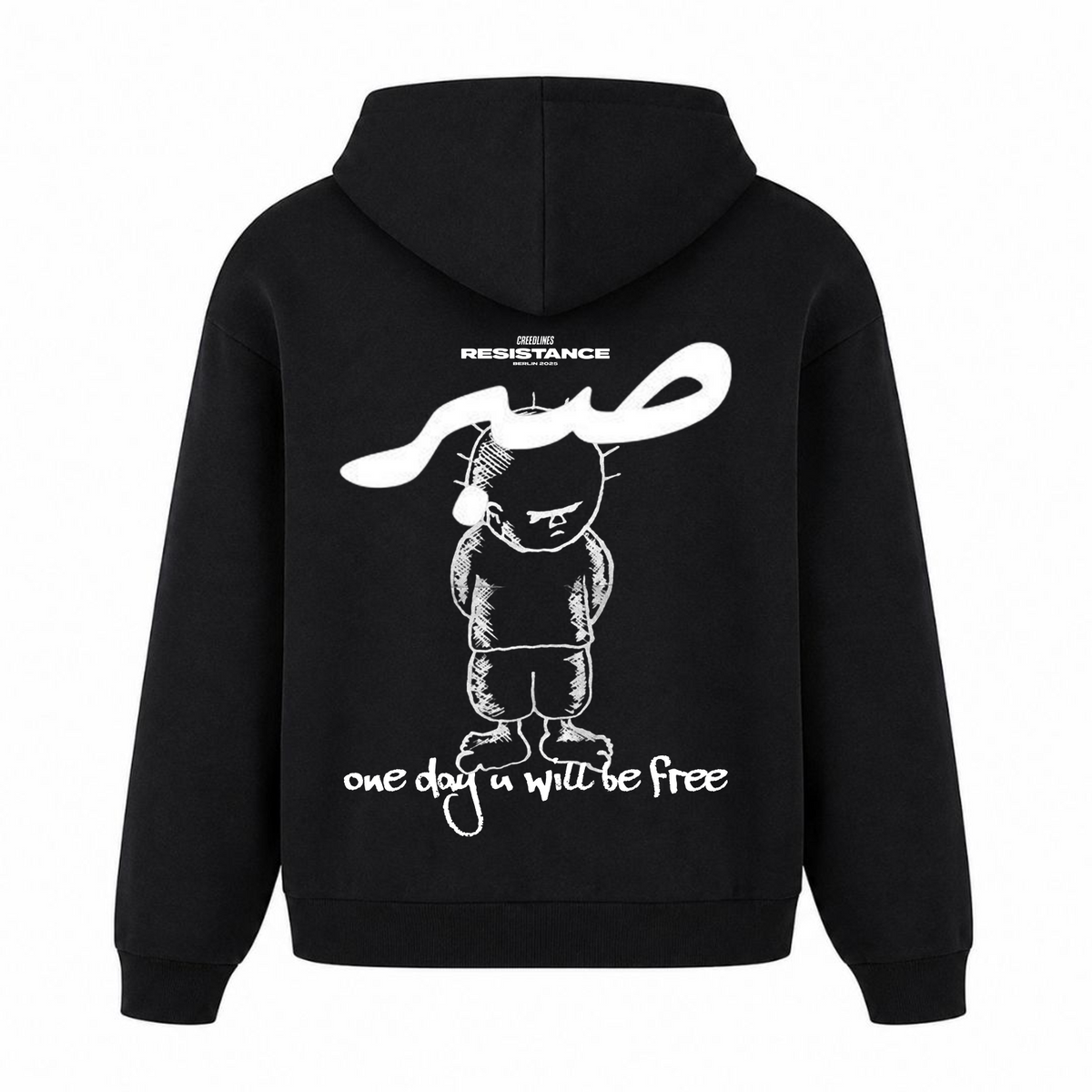 1DAY Oversized Hoodie - Schwarz