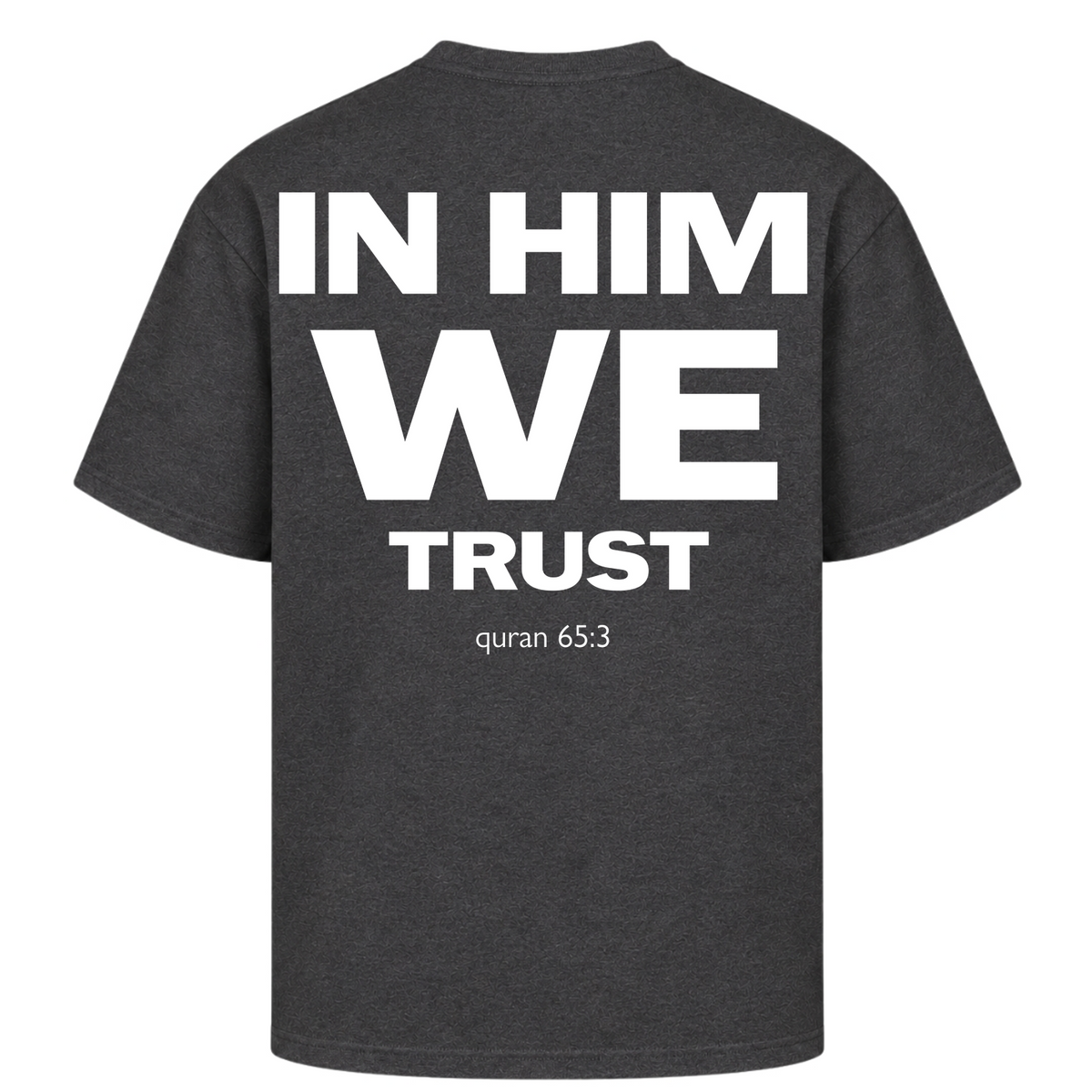 HIM Oversized Shirt - Charcoal (Heather) - Rueckseite
