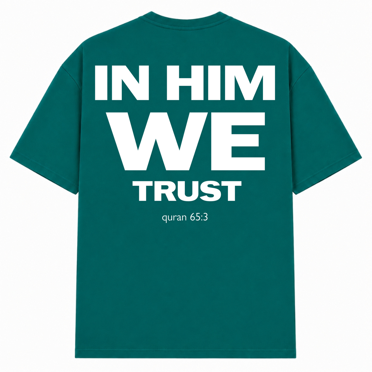 HIM Oversized Shirt - Green - Rueckseite