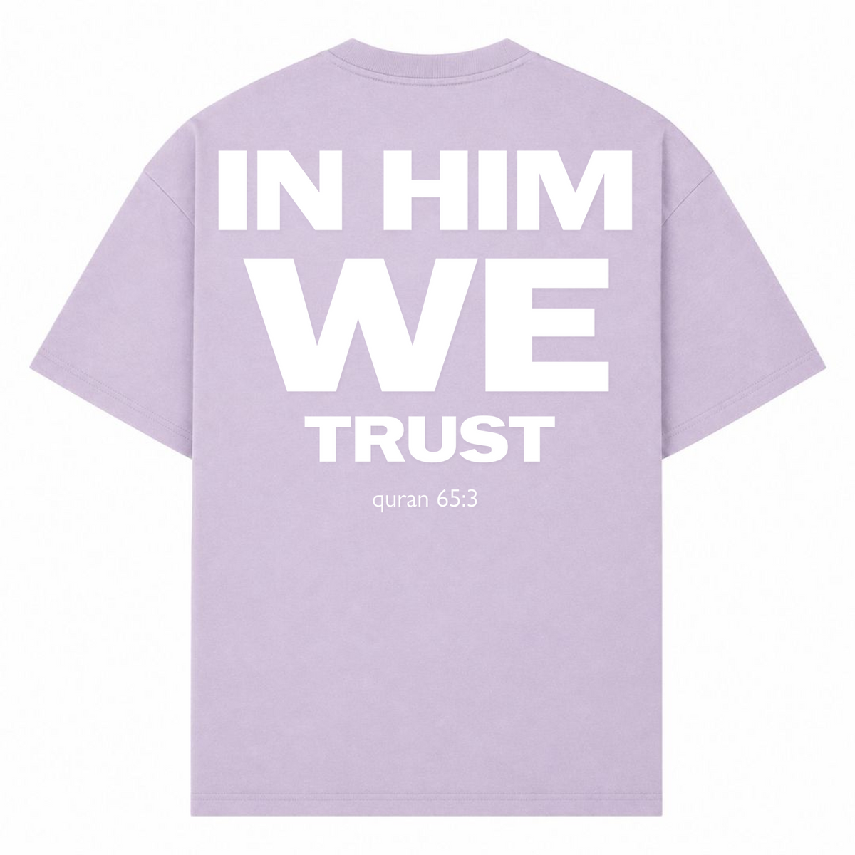 HIM Oversized Shirt - lilac - Rueckseite