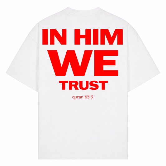 HIM Oversized Shirt - Weiß - Rueckseite