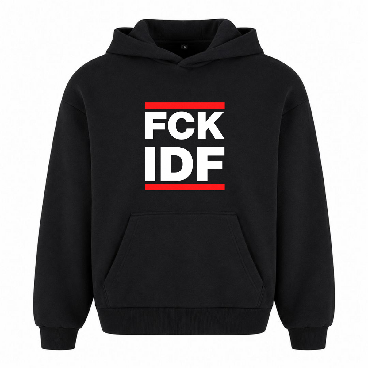 FCK Oversized Hoodie - Schwarz