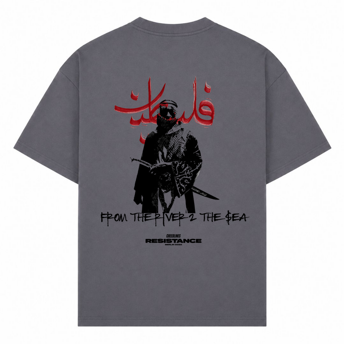 SAMURAI Oversized Shirt - dark grey 
