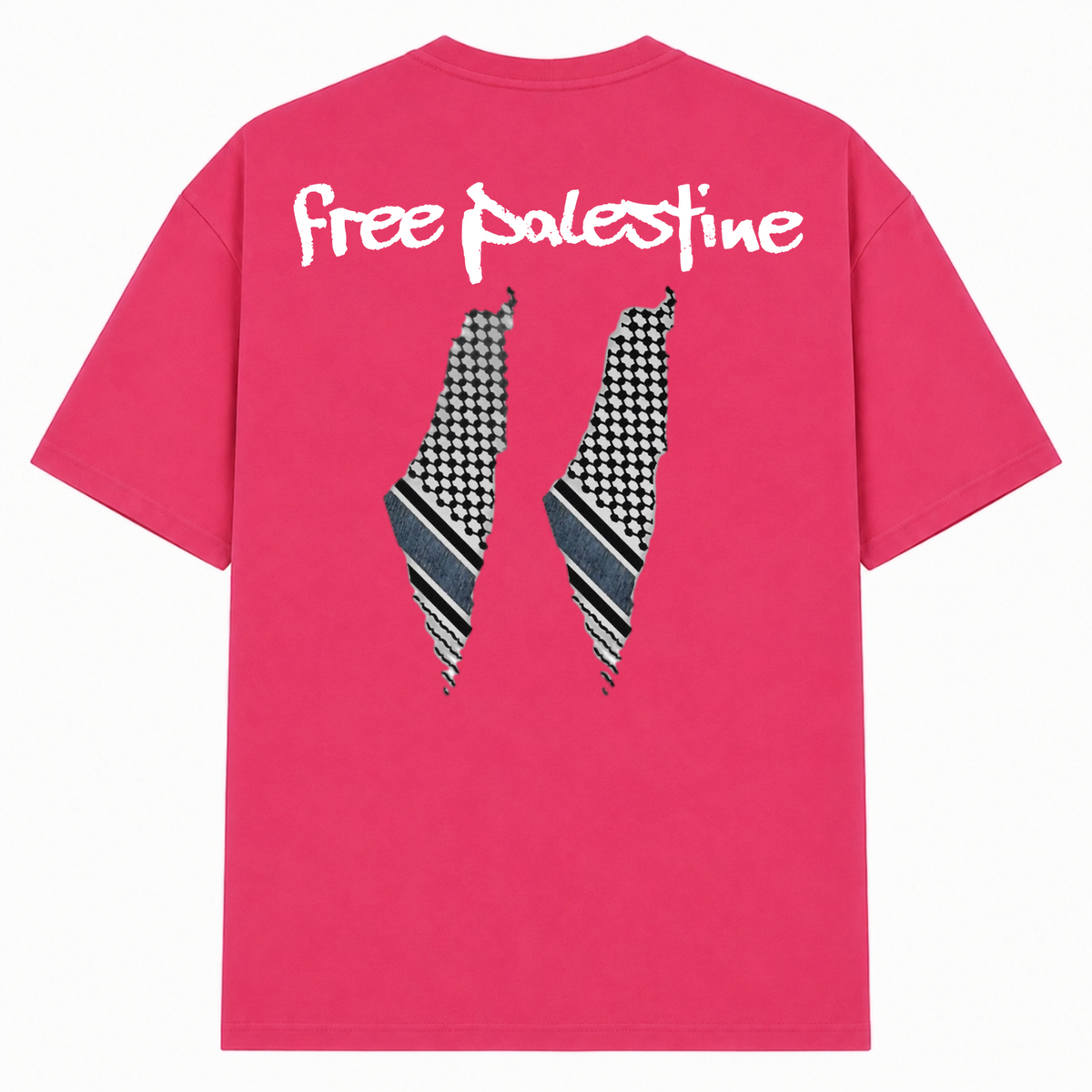 FREE PLSTN Oversized Shirt - Hibiskus Pink
