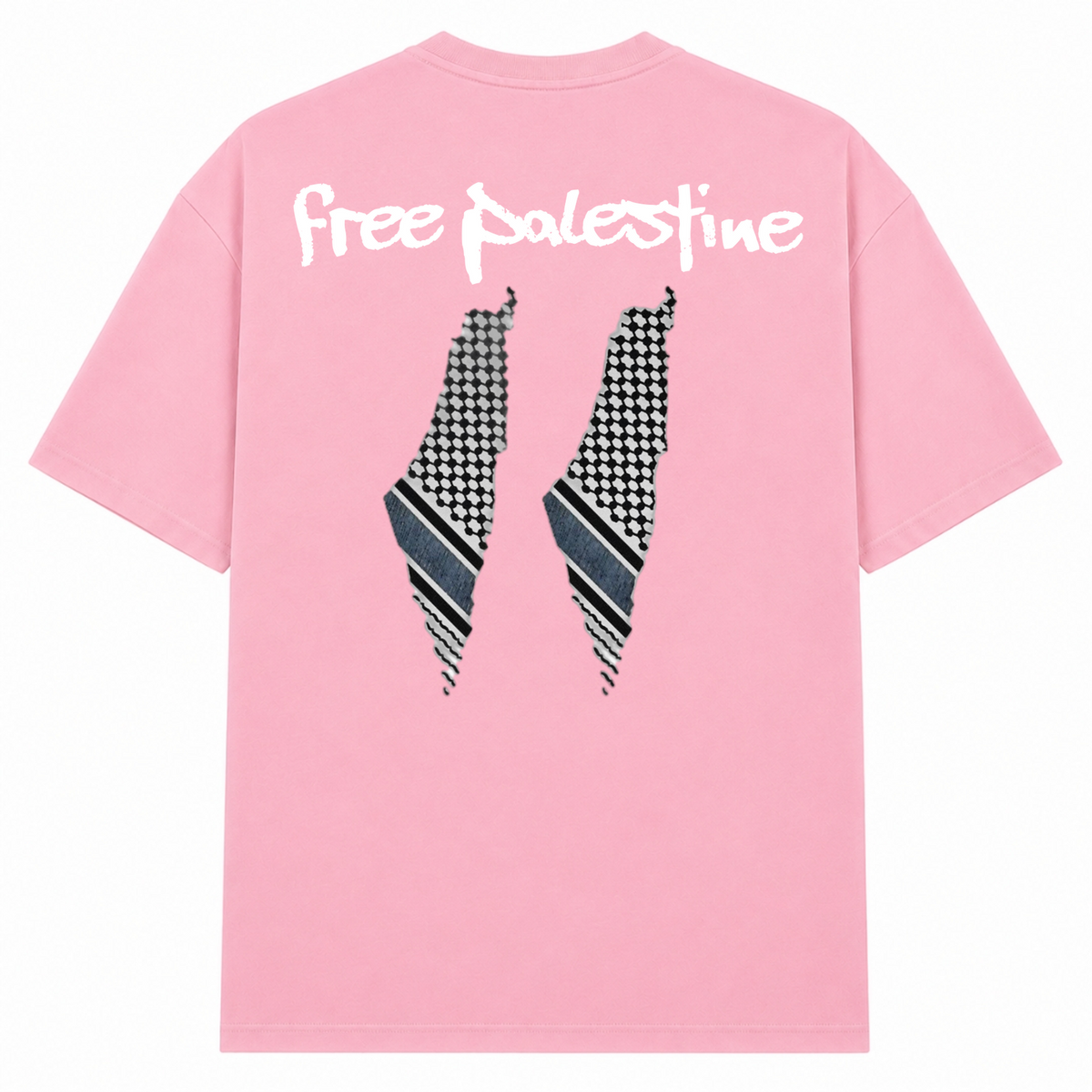 FREE PLSTN Oversized Shirt - Soft Pink 