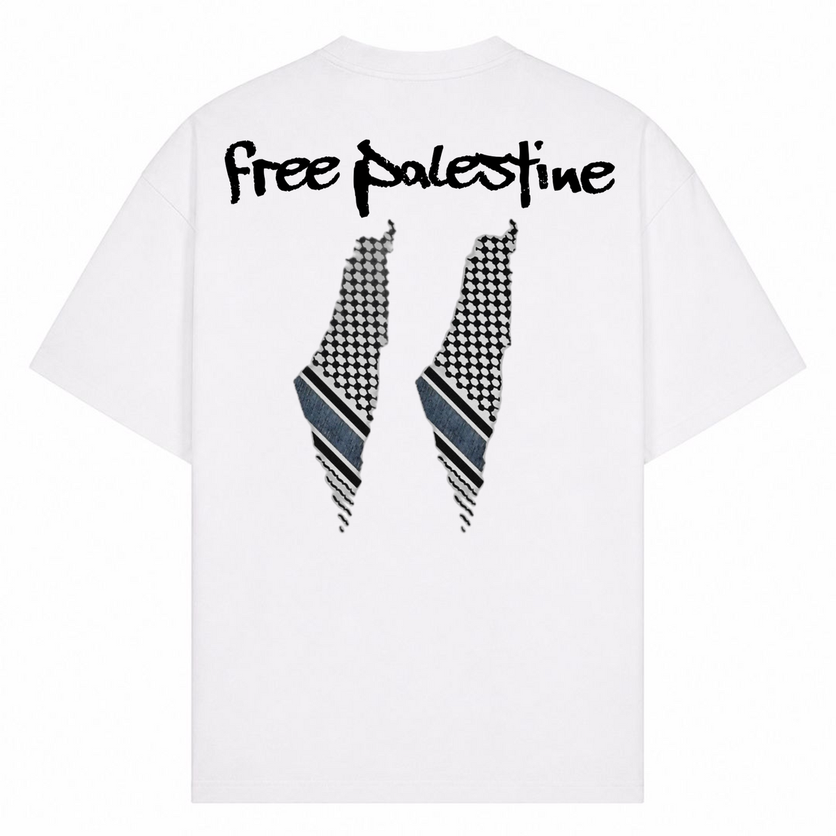FREE PLSTN Oversized Shirt - Weiß