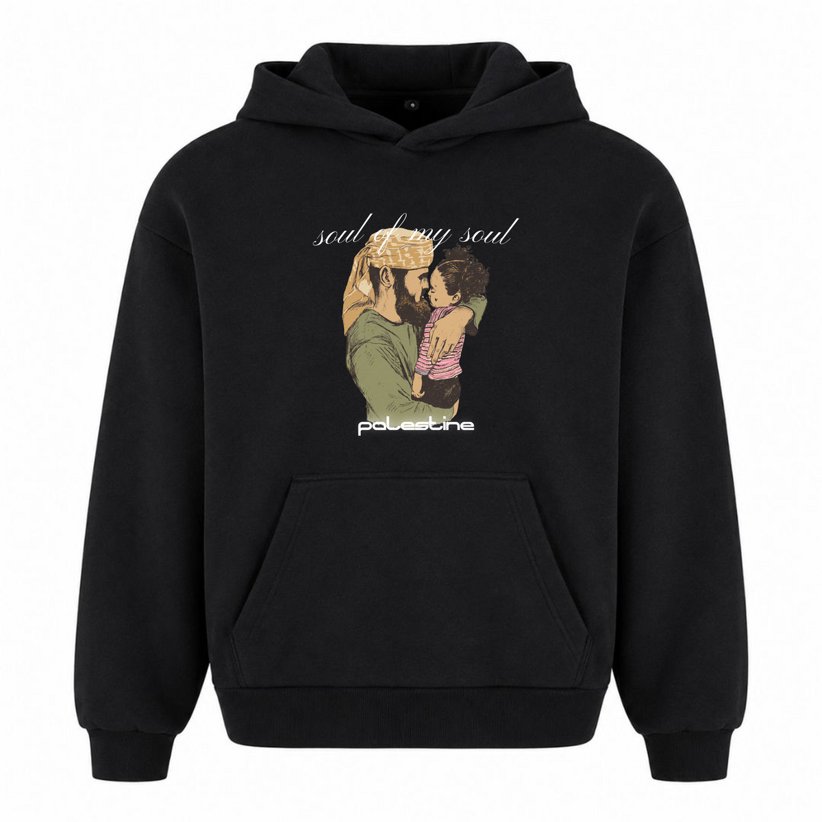 SOUL Oversized Hoodie - Schwarz