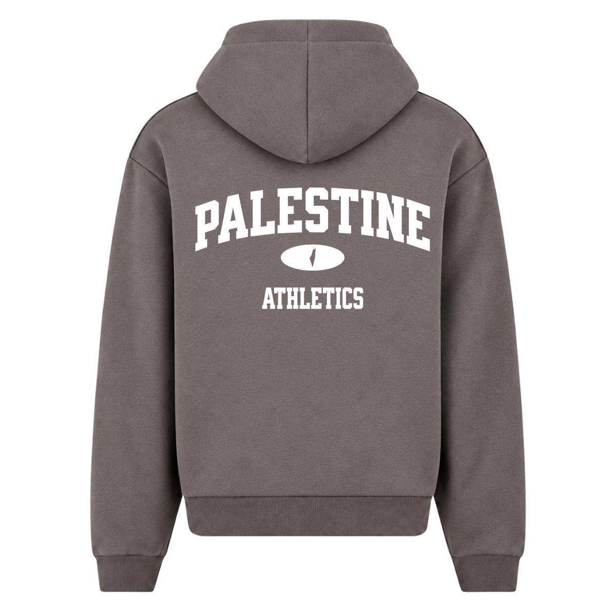 Athletics Oversized Zip Hoodie - Magnet - Rueckseite