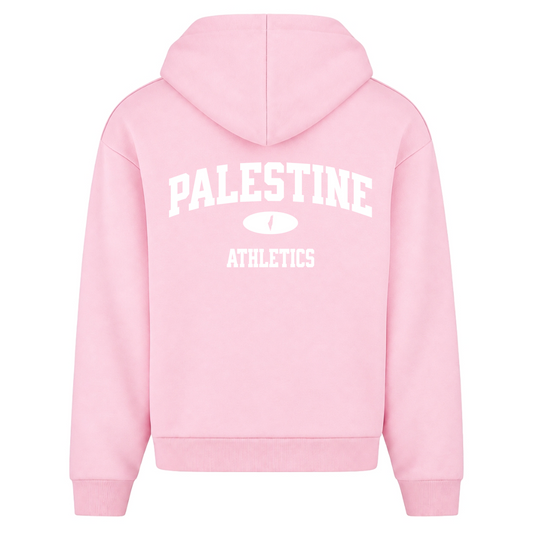 Athletics Oversized Zip Hoodie - Soft Pink - Rueckseite