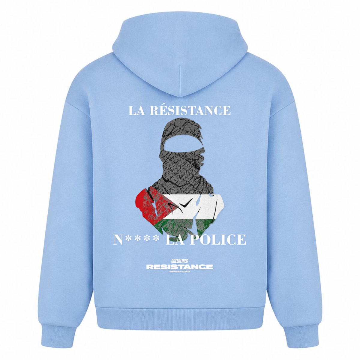 NLP Oversized Hoodie  - powder blue