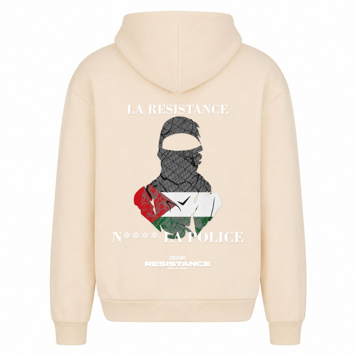 NLP Oversized Hoodie  - White Sand