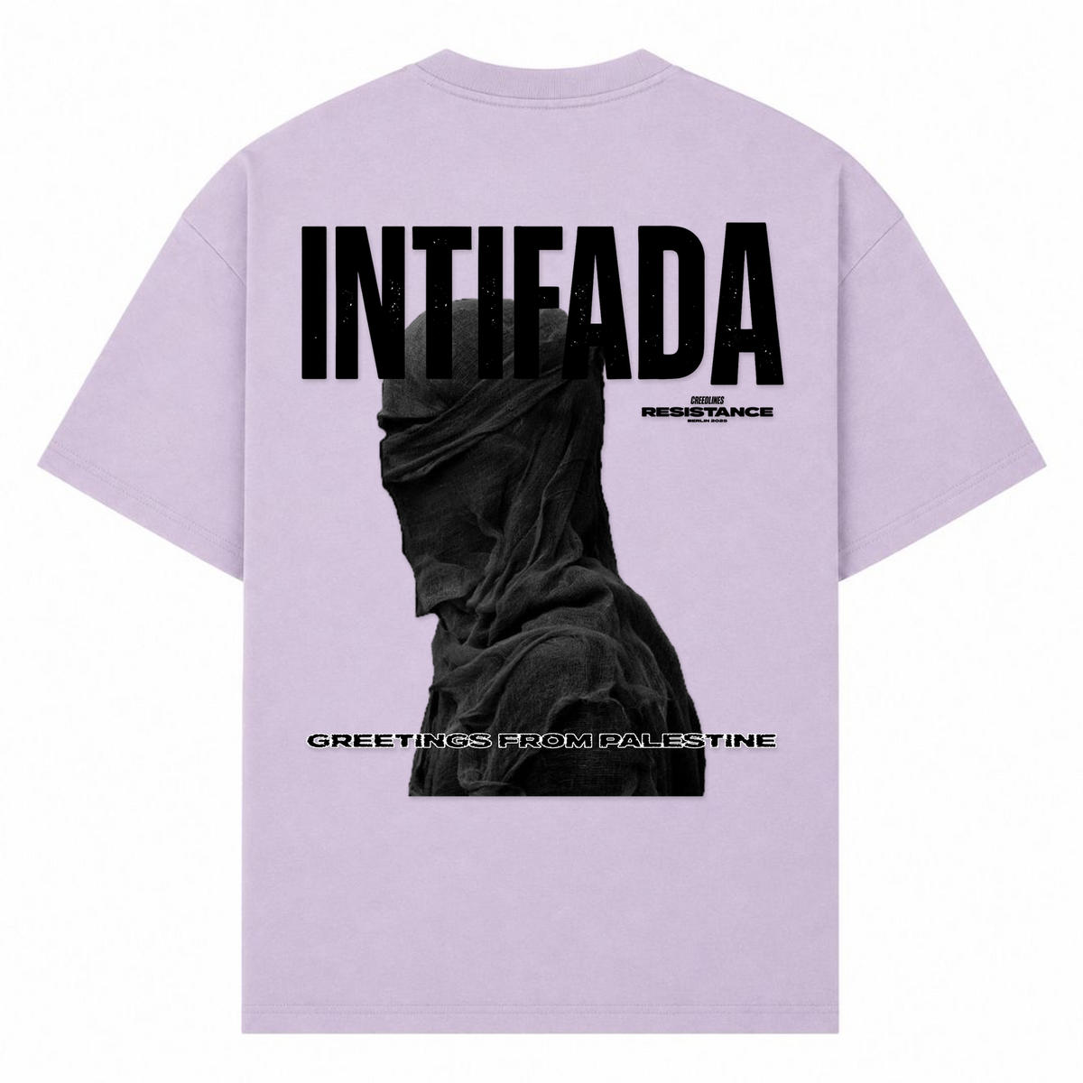INTIFADA Oversized Shirt  - lilac