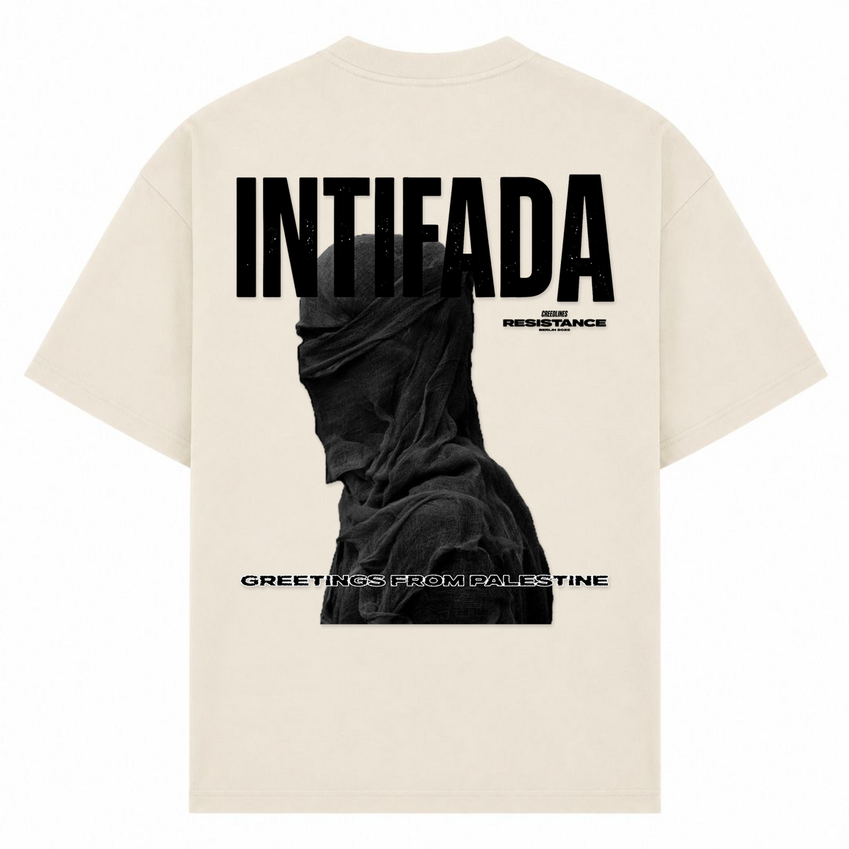 INTIFADA Oversized Shirt  - Sand
