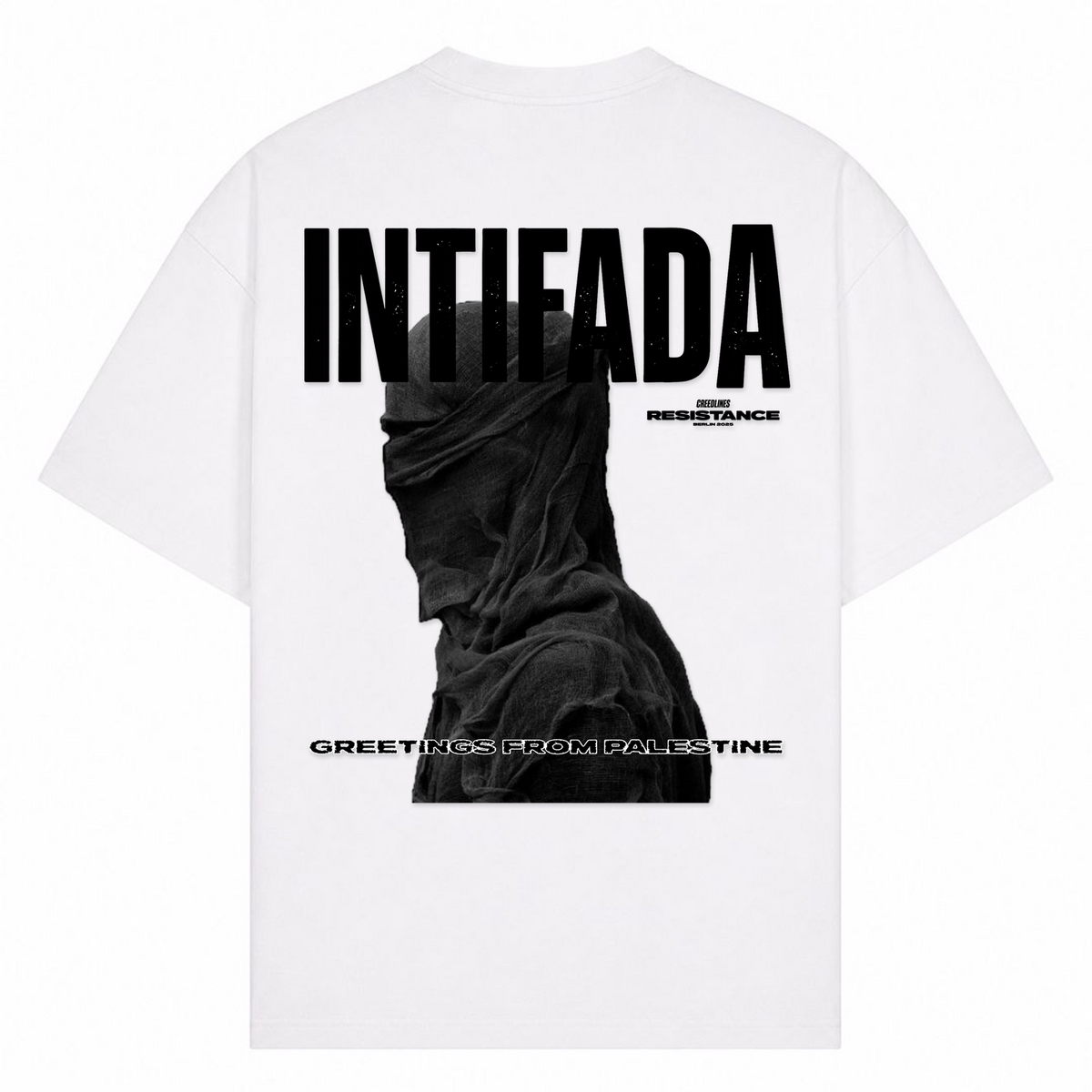 INTIFADA Oversized Shirt  - Weiß