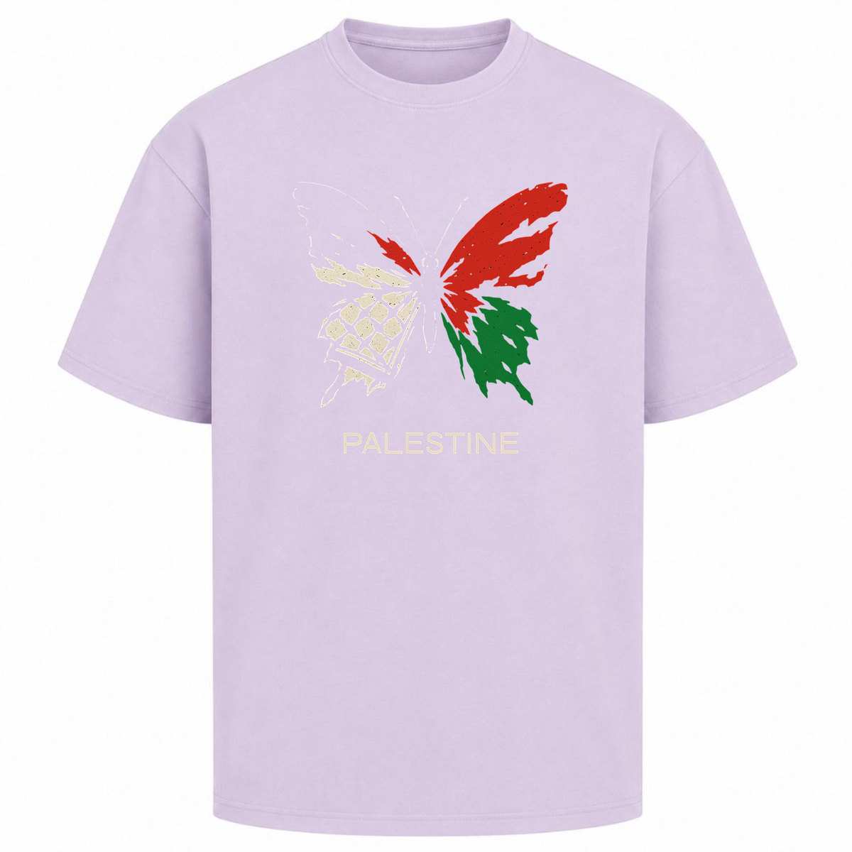PLSTN BUTTERFLY Oversized Shirt - lilac