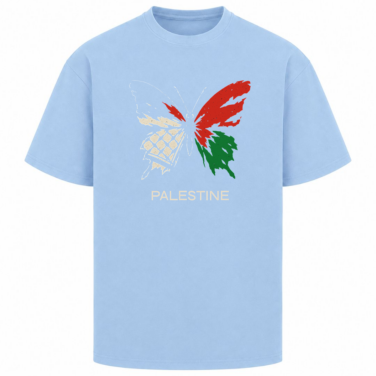 PLSTN BUTTERFLY Oversized Shirt - powder blue