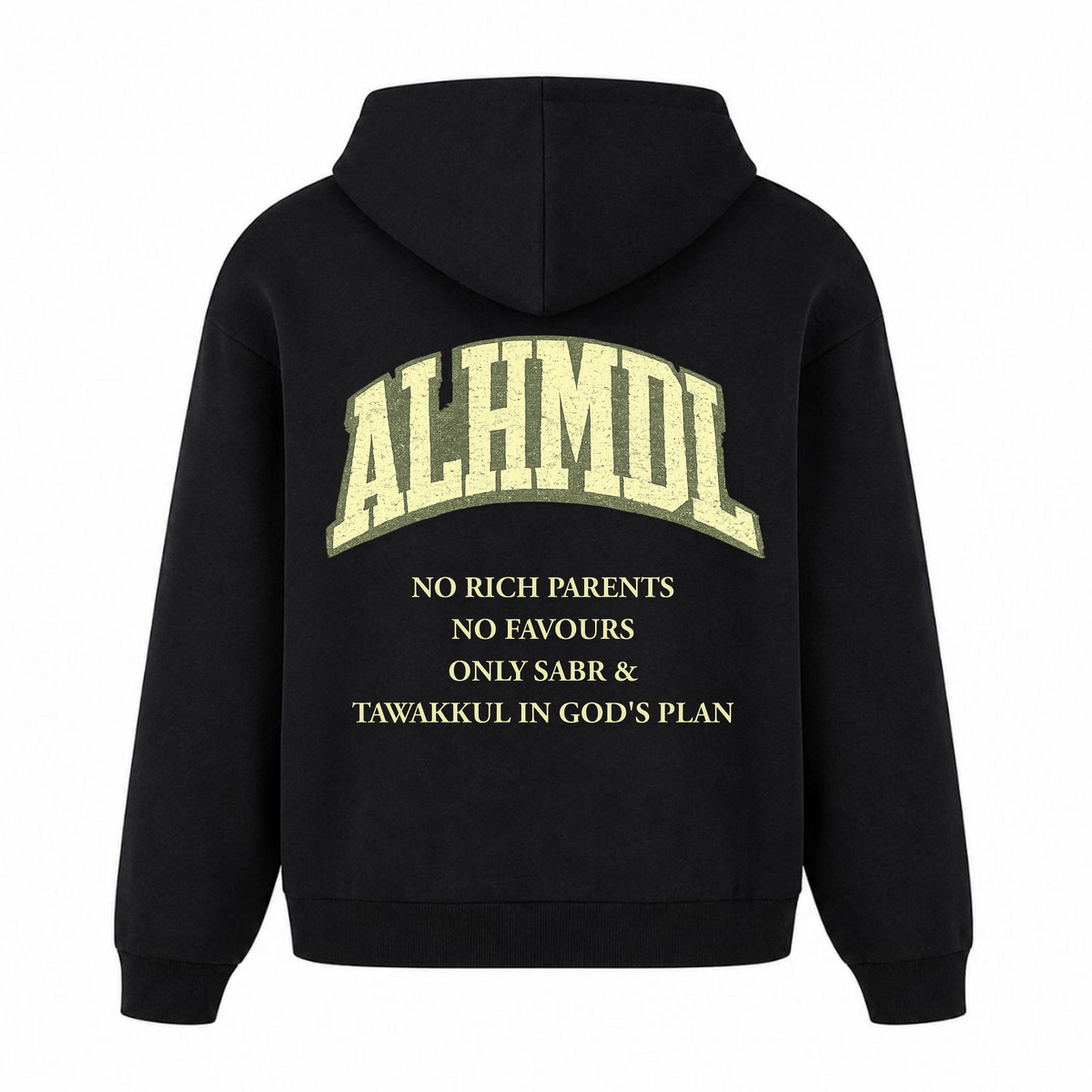 NO RICH PARENTS 2 Oversized Hoodie - Schwarz