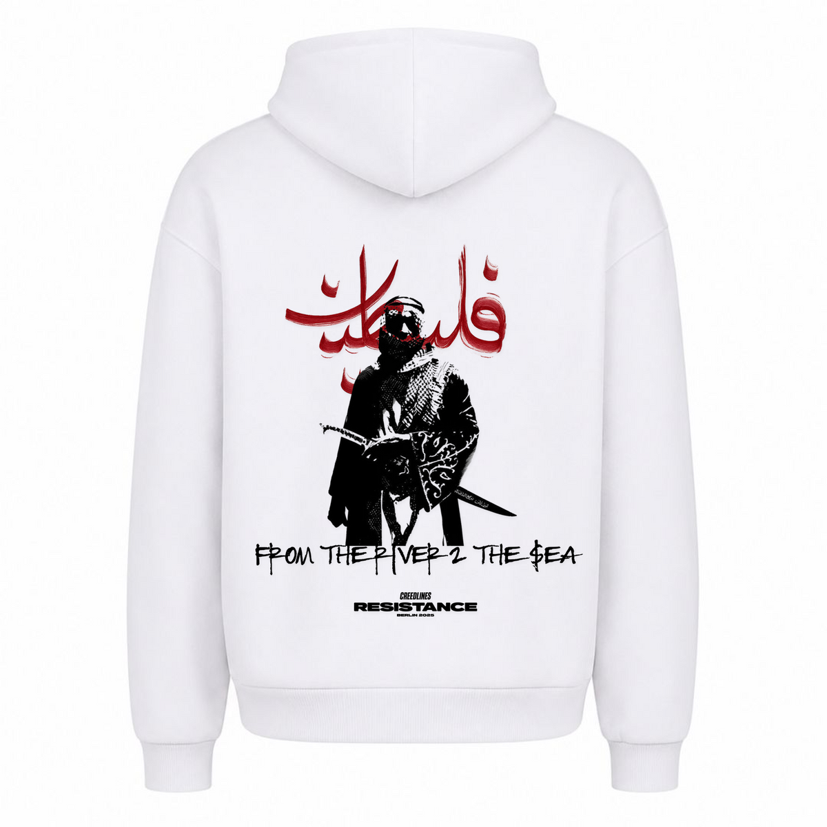 SAMURAI Oversized Hoodie - Weiß