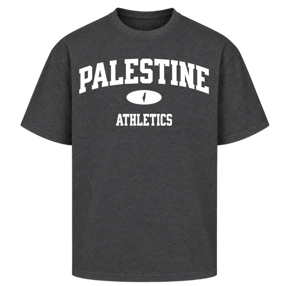 ATHLETICS Oversized Shirt - Charcoal (Heather)