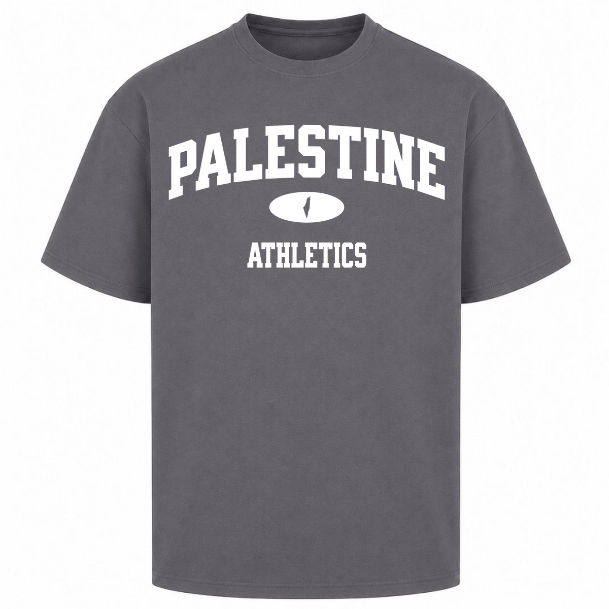 ATHLETICS Oversized Shirt - dark grey 