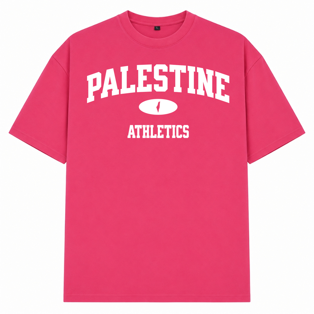 ATHLETICS Oversized Shirt - Hibiskus Pink
