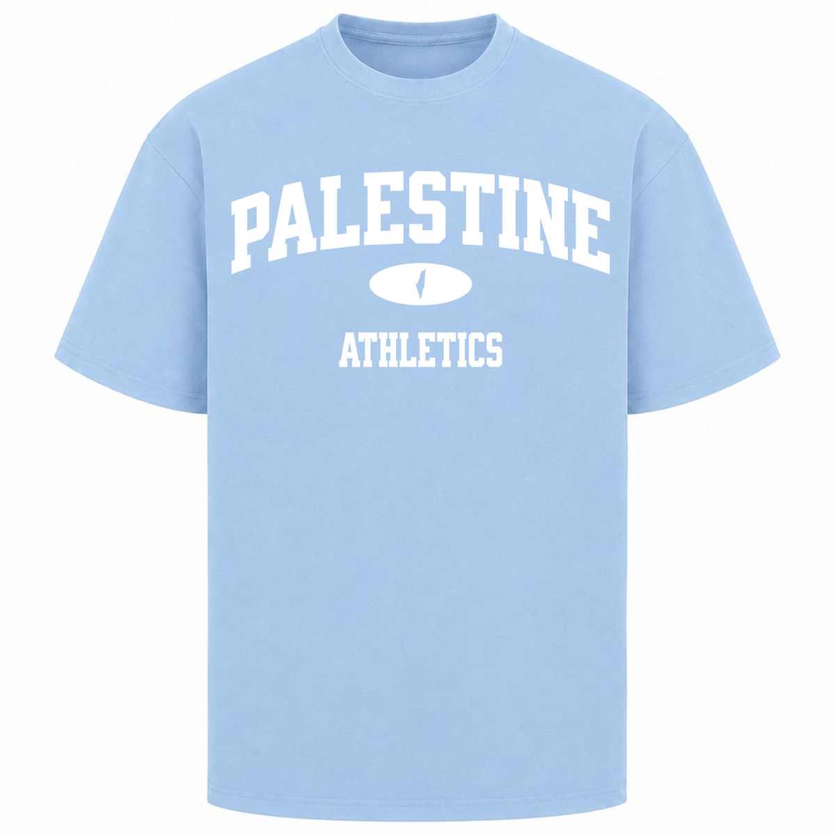 ATHLETICS Oversized Shirt - powder blue