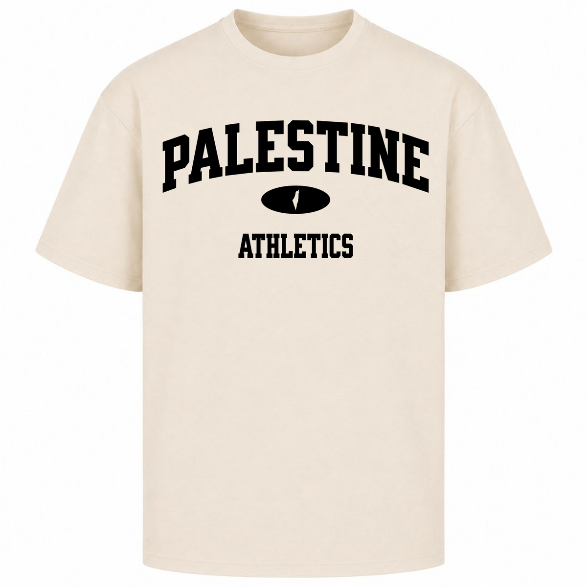 ATHLETICS Oversized Shirt - Sand