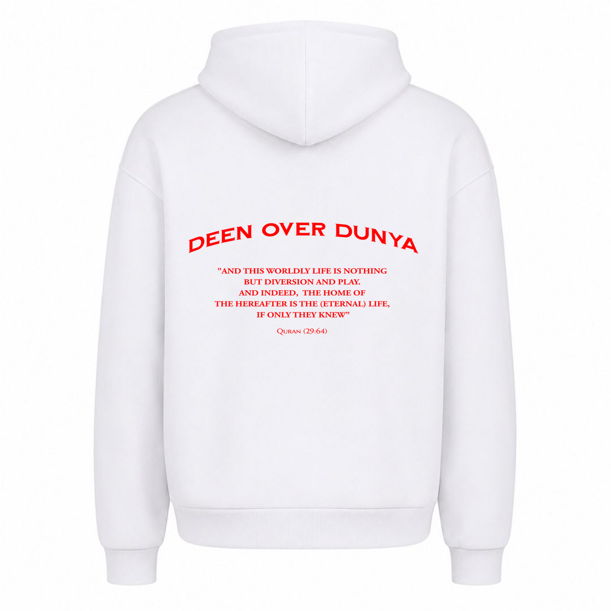 DEEN OVER DUNYA 2.0 - Weiß - Rueckseite