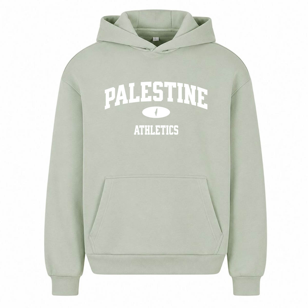 ATHLETICS Oversized Hoodie - light asphalt