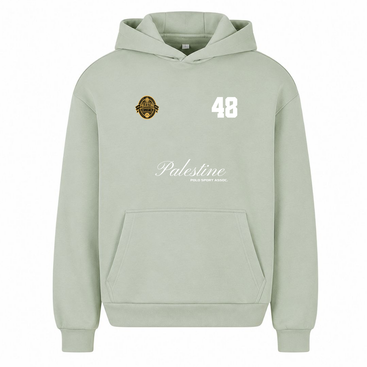 PLSTN Polo - Oversized Hoodie  - light asphalt