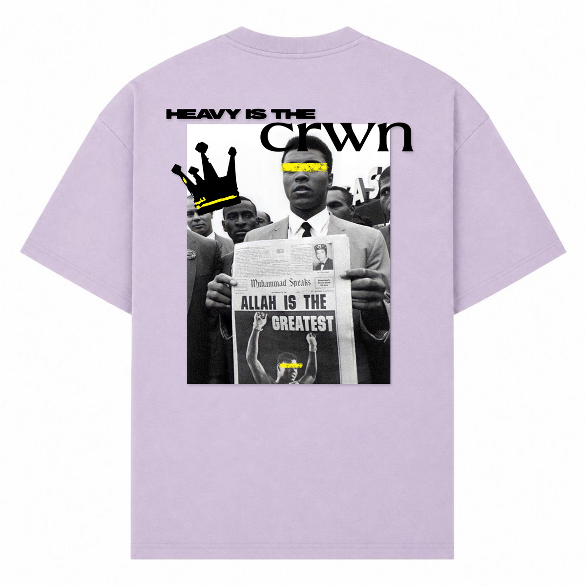 ALI Oversized Shirt - lilac - Rueckseite
