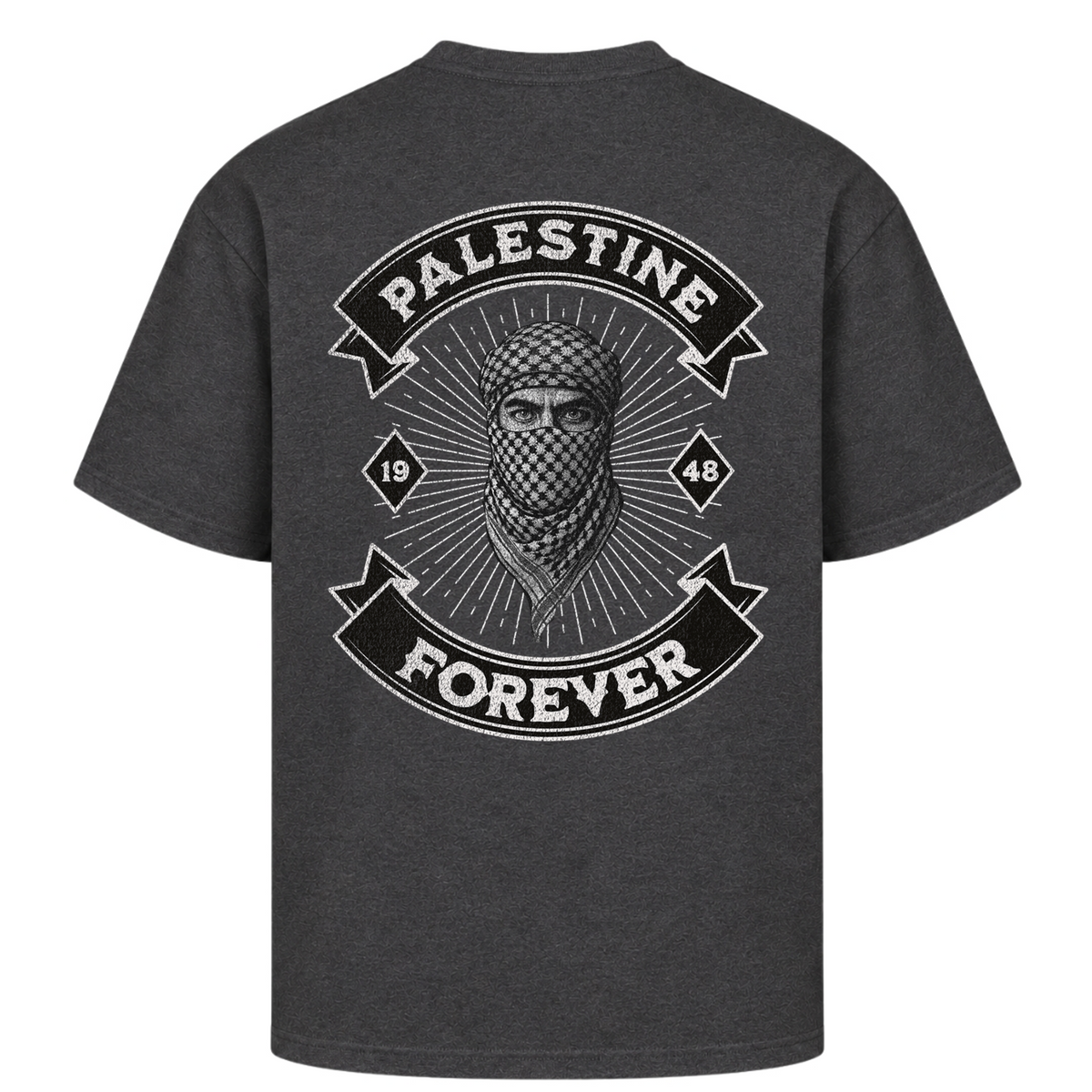 PLSTN ROCKER Oversized Shirt - Charcoal (Heather)