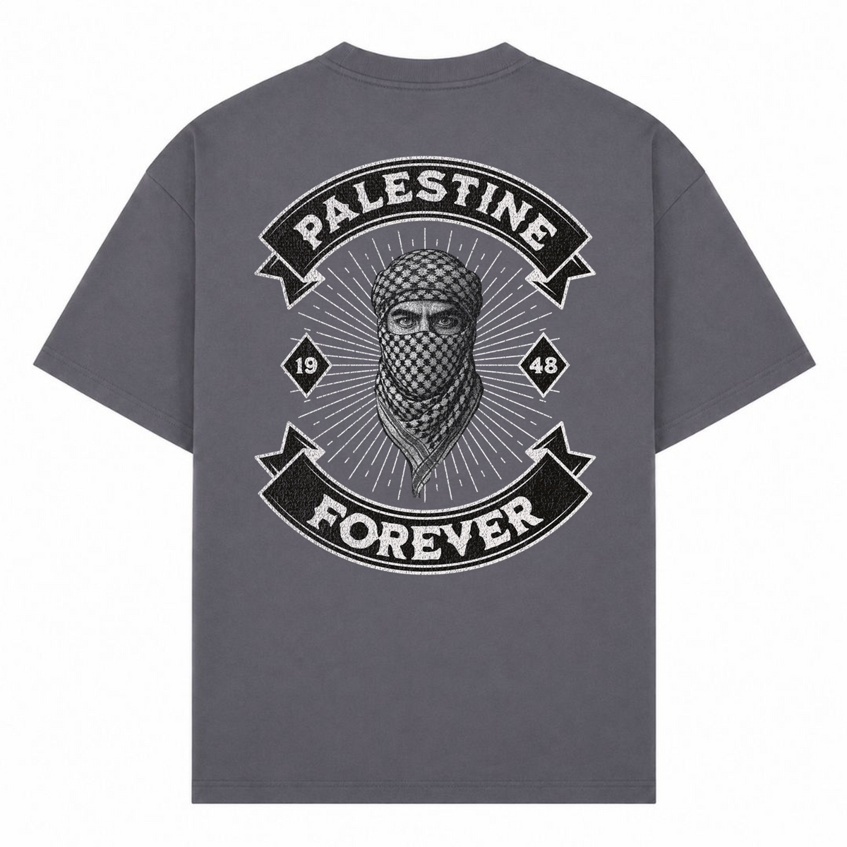 PLSTN ROCKER Oversized Shirt - dark grey 