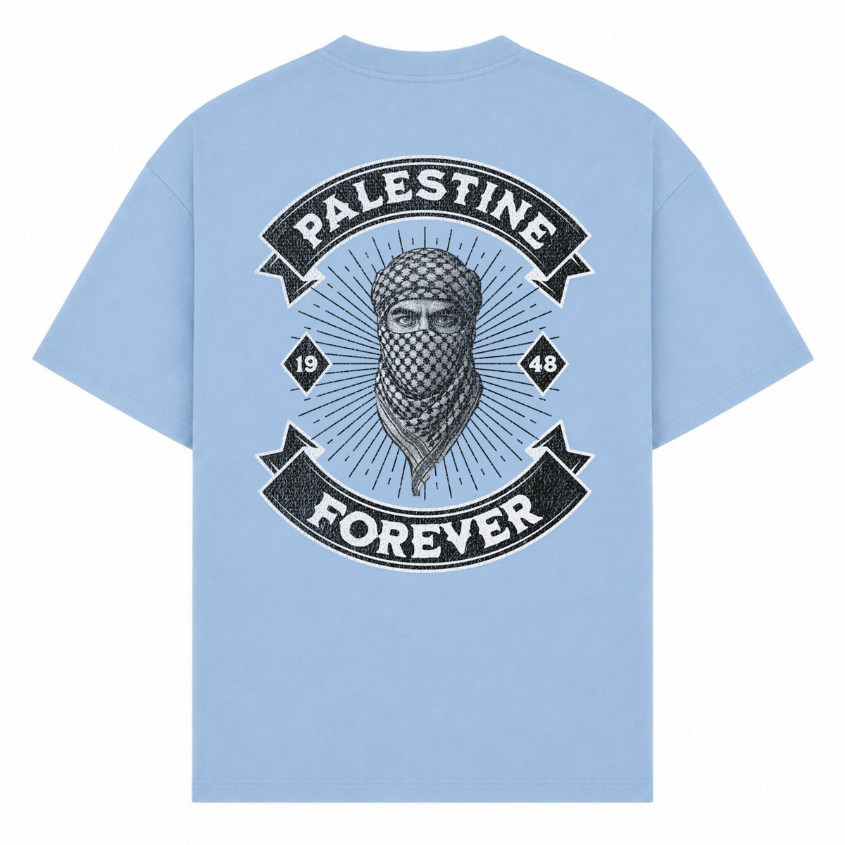 PLSTN ROCKER Oversized Shirt - powder blue