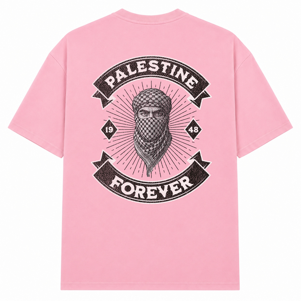 PLSTN ROCKER Oversized Shirt - Soft Pink 