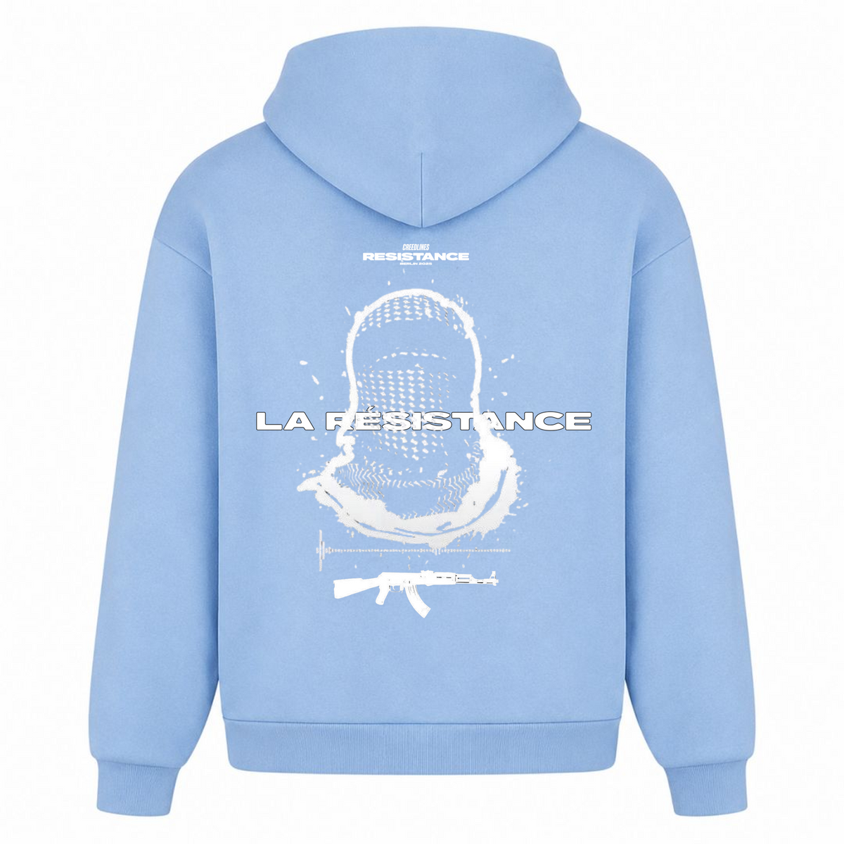 AK Oversized Shirt - powder blue