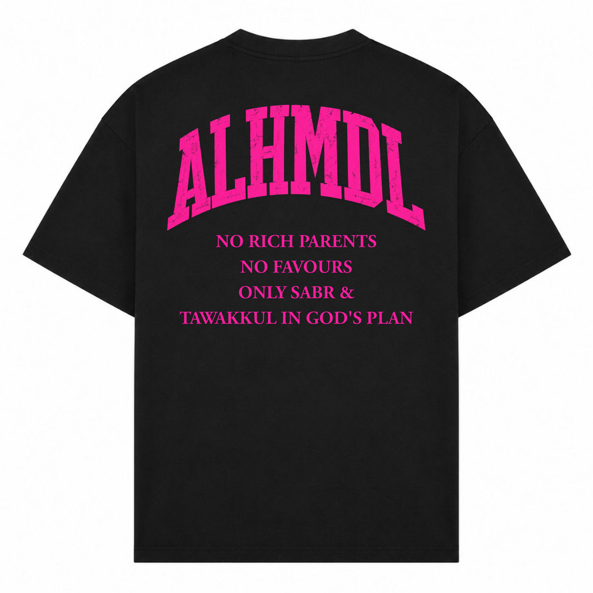NO RICH PARENTS 3 Oversized Shirt - Schwarz