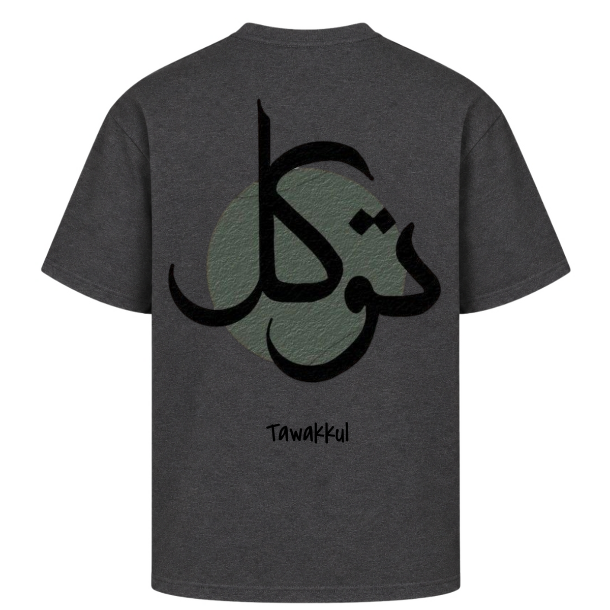 TRUST Oversized Shirt - Charcoal (Heather)