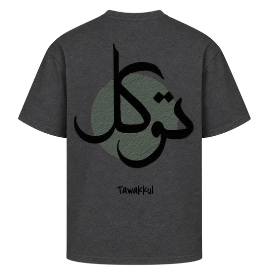 TRUST Oversized Shirt - Charcoal (Heather)