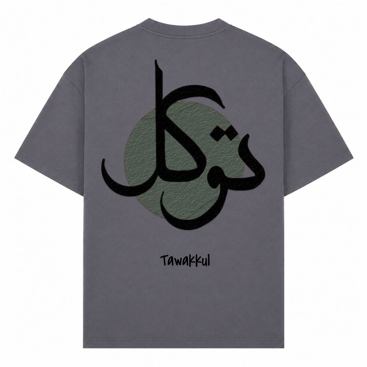 TRUST Oversized Shirt - dark grey 
