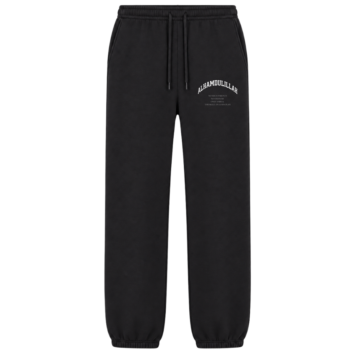 no rich pants - Black