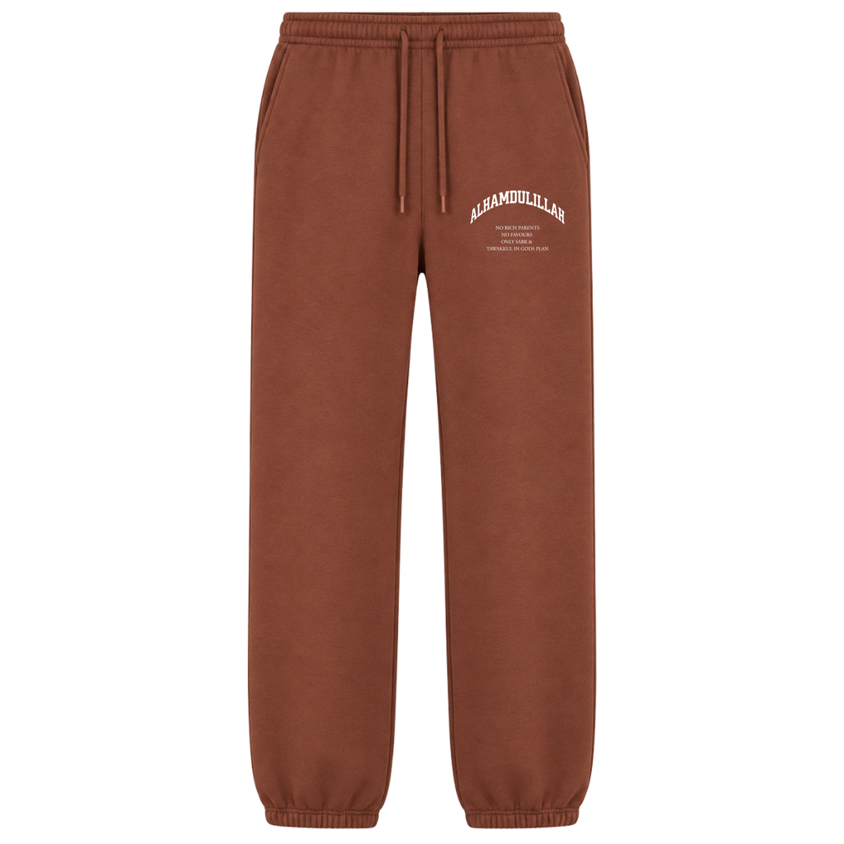 no rich pants - Chocolate Brown